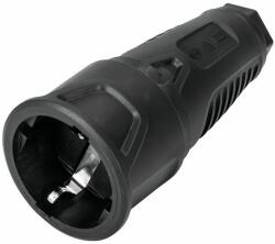 Pc Electric Safety Connector Rubber Black