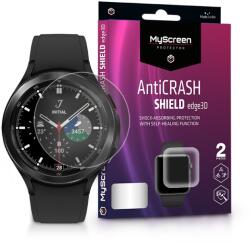 MyScreen Protector Samsung Galaxy Watch 4 Classic (42 mm) ütésálló képernyővédő fólia - MyScreen Protector AntiCrash Shield Edge3D - 2 db/csomag - transparent (LA-2278) (LA-2278)