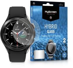 MyScreen Protector Samsung Galaxy Watch 4 Classic (46 mm) rugalmas üveg képernyővédő fólia - MyScreen Protector Hybrid Glass - 2 db/csomag - transparent (LA-2288) (LA-2288)