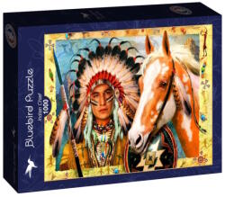 Bluebird Puzzle 1000 db-os puzzle - Indian Chief (90359) (90359)