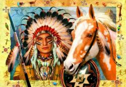 Bluebird Puzzle 90359 - Indian Chief - 1000 db-os puzzle (90359)