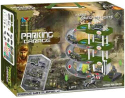 Magic Toys 3-emeletes parkolóház katonai járművekkel, fénnyel és hanggal MKL383882