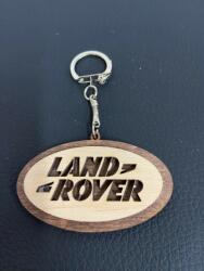  LAND ROVER gravírozott fa kulcstartó 6mm nyírfából új kinézet B (DP-UJLANDB)