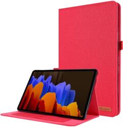  FABRIC pentru Samsung Galaxy Tab S8+ / S7+ / S7 FE rosie