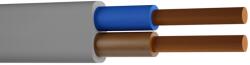 Prysmian H03VVH2-F 2x 0, 75 mm2 fehér (drum), MTL, (300/300V) PVC lapos vezeték (20222364) (KB100127600)