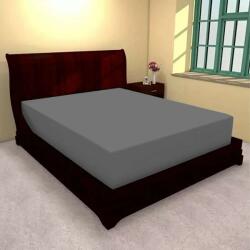 Ralex Husa de pat cu elastic din poliester gri - 100 x 200 cm
