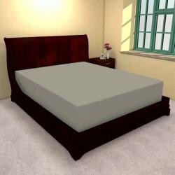 Ralex Husa de pat cu elastic din poliester bej deschis - 160 x 200 cm
