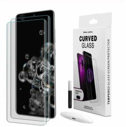 Picasee 3x 3D UV ívelt üvegfólia az alábbi modellek számára Samsung Galaxy S23 Ultra 5G - 2+1 ingyen