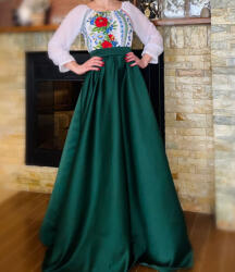 Ie traditionala Rochie eleganta lunga Martha 6