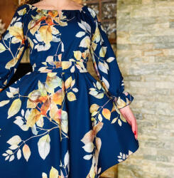 Ie traditionala Rochie stilizata cu motive florale Florinela 18