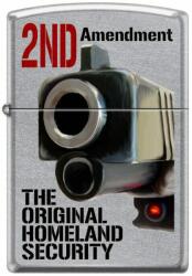 Zippo Brichetă Zippo 2nd Amendment Original Homeland Security 3362 3362 Bricheta