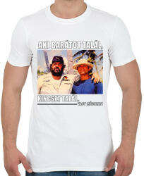 printfashion Bud Spencer és Terence Hill - Férfi póló - Fehér (11972550)
