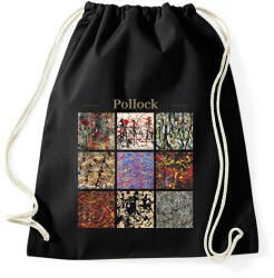 printfashion Pollock - részletek - Sportzsák, Tornazsák - Fekete (11900263)