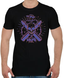 printfashion Vape zone - Férfi póló - Fekete (11960051)