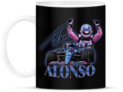 printfashion Alonso F1 - Bögre - Fekete (11971416)