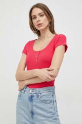 Guess t-shirt KARLEE női, rózsaszín, W2YP24 KBCO2 - rózsaszín M