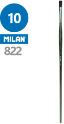 MILAN - Ecset lapos č. 10 - 822 ergonomikus fogantyúval