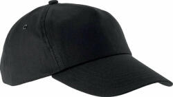 K-UP Uniszex sapka K-UP KP034 First - 5 panel Cap -Egy méret, Black