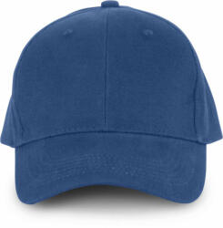 K-UP Uniszex sapka K-UP KP134 6 panels Organic Cotton Cap -Egy méret, Royal Blue