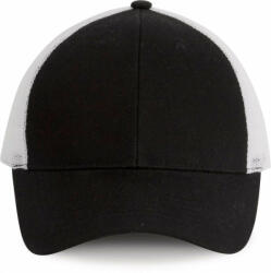 K-UP Uniszex sapka K-UP KP158 Trucker Cap - 6 panels -Egy méret, Black/White
