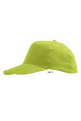 SOL'S Gyerek sapka SOL'S SO88111 Sol'S Sunny Kids - Five panels Cap -Egy méret, Apple Green