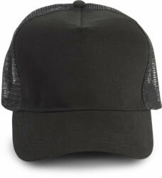 K-UP Uniszex sapka K-UP KP137 Trucker Cap - 5 panels -Egy méret, Black/Black