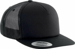 K-UP Uniszex sapka K-UP KP911 Classic Trucker Cap - 5 panels -Egy méret, Black/Black/Black