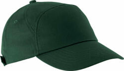 K-UP Uniszex sapka K-UP KP013 Bahia - 7 panel Cap -Egy méret, Forest Green