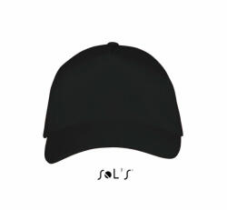 SOL'S Uniszex sapka SOL'S SO00594 Sol'S Long Beach - 5 panel Cap -Egy méret, Black/Red