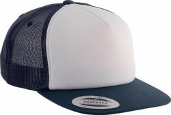 K-UP Uniszex sapka K-UP KP911 Classic Trucker Cap - 5 panels -Egy méret, Navy/White/Navy