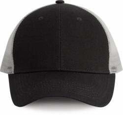 K-UP Uniszex sapka K-UP KP158 Trucker Cap - 6 panels -Egy méret, Dark Grey/Light Grey