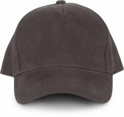 K-UP Uniszex sapka K-UP KP135 5 panels Organic Cotton Cap -Egy méret, Shale Grey