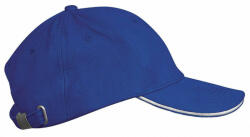 K-UP Gyerek sapka K-UP KP042 Orlando Kids - Kids' 6 panels Cap -Egy méret, Royal Blue/White