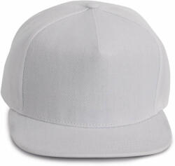 K-UP Uniszex sapka K-UP KP159 Snapback Cap - 5 panels -Egy méret, White/White