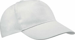 K-UP Uniszex sapka K-UP KP116 Cotton Cap - 5 panels -Egy méret, White