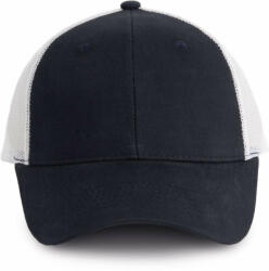 K-UP Uniszex sapka K-UP KP158 Trucker Cap - 6 panels -Egy méret, Navy/White