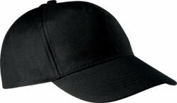 K-UP Uniszex sapka K-UP KP116 Cotton Cap - 5 panels -Egy méret, Black