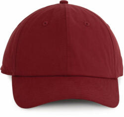 K-UP Uniszex sapka K-UP KP168 6 panel Cap -Egy méret, Dark Chili Red