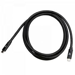 V7 Cablu de date V7 V7USBC10GB-2M, USB-C - USB-C, 2M, Black (V7USBC10GB-2M)
