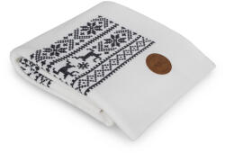 CEBA Pătură tricotată în pachet cadou 90x90 ren alb (AGSW-812-000-691)