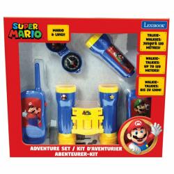 Super Mario Set Walkie Talkies, Lexibook, binoclu, compas si lanterna, Super Mario (RPTW12NI_001w)