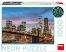 Dino Puzzle New York 1000 de piese neon (DN541337)