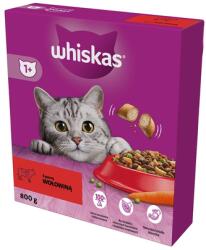 Whiskas Adult 5x800g szárazeledel felnőtt macskáknak ízletes marhahússal