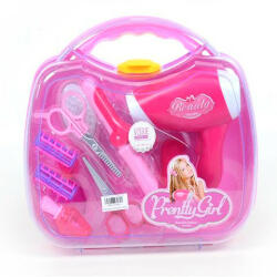 Magic Toys Pretty Girl pink szépség szett táskában elektromos hajszárítóval MKL537854