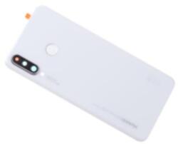  02352RQB Gyári akkufedél hátlap - burkolati elem Huawei P30 Lite, fehér (02352RQB)