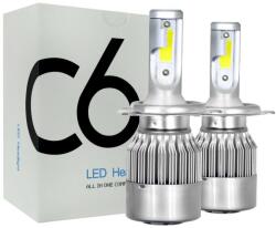 TechStar Set 2 LED-uri Auto Techstar® C6, H4, 36w, 3800 Lumeni, 6500K, AUTO, 12-24 Volti, COB