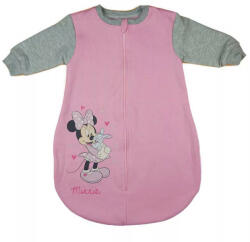 Disney Minnie nyuszis, hosszú ujjú belül bolyhos hálózsák 2, 5 TOG (80) - rózsaszín/sz - babastar