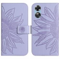 ART SUN FLOWER portofel cu curea Oppo A17 violet