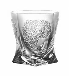 Black Crystal - Ajka Lace * Kristály Whiskys pohár 340 ml (Cs19117)