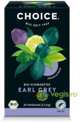 Choice Ceai Negru Earl Grey Ecologic/Bio 20dz
